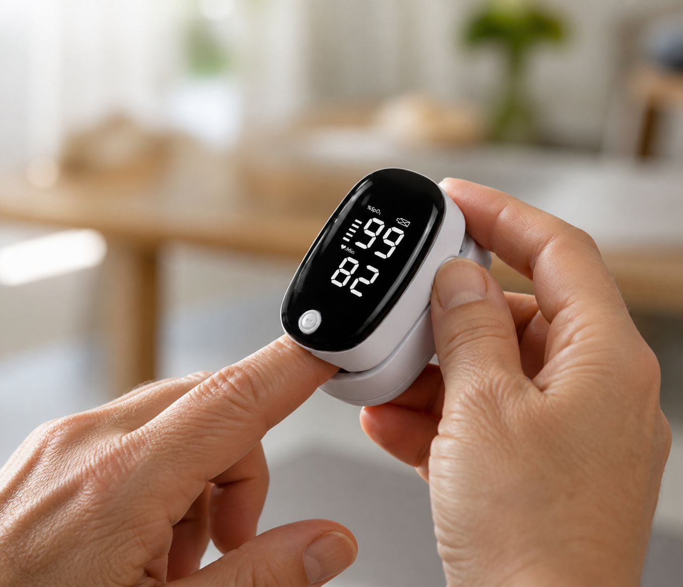 Digitales Pulsoximeter™ | Messen Sie Ihren Blutsauerstoff & Puls in Sekunden